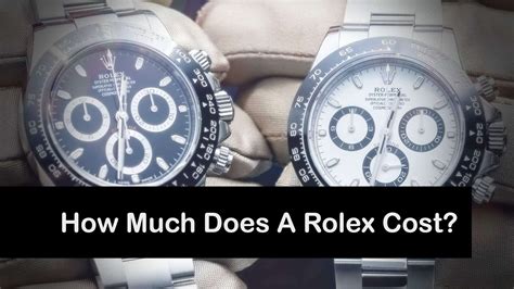 how much does a rolex cost to manufacture|average price of rolex.